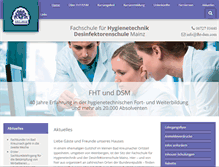 Tablet Screenshot of fht-dsm.com